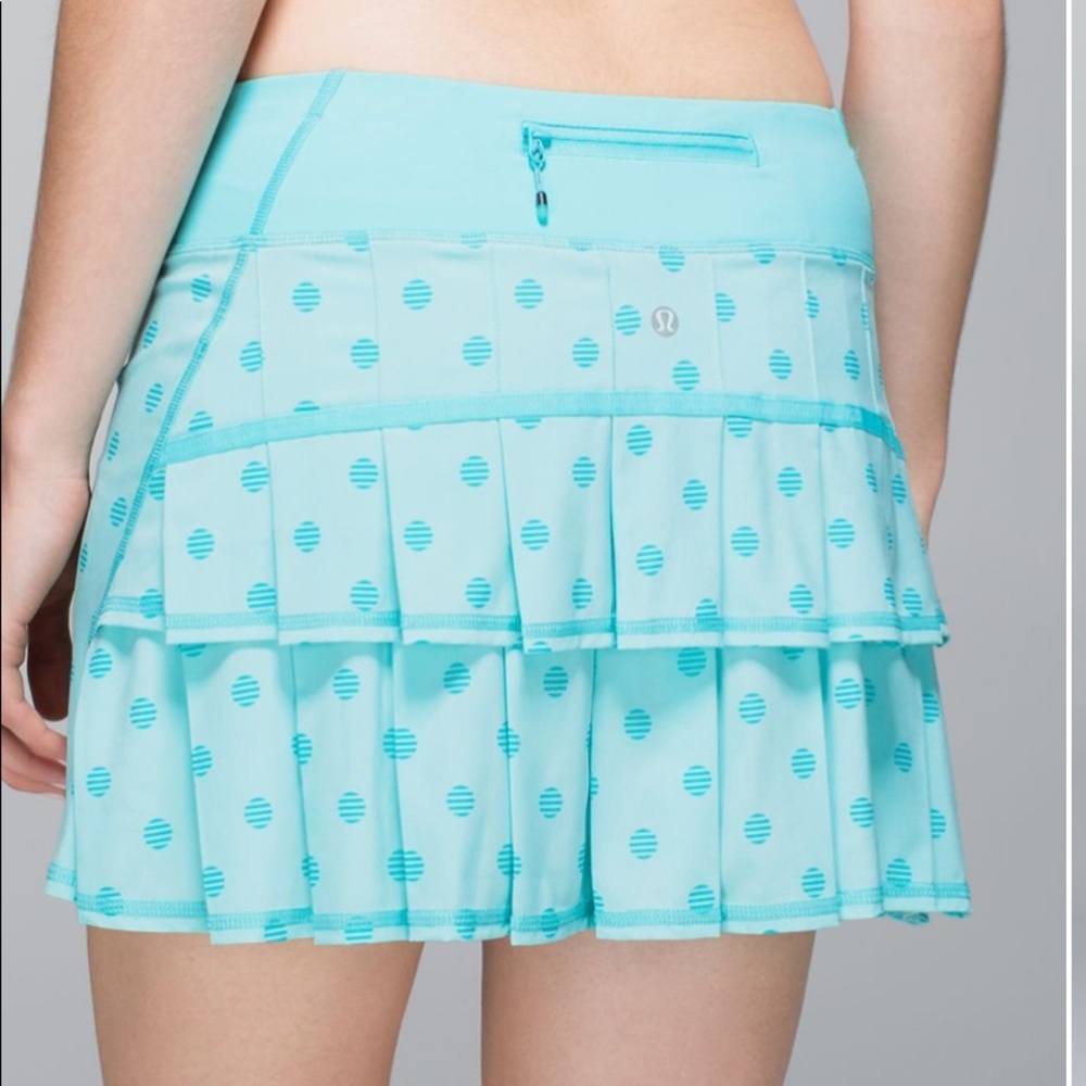 lululemon athletica Blue Patterned Skirt